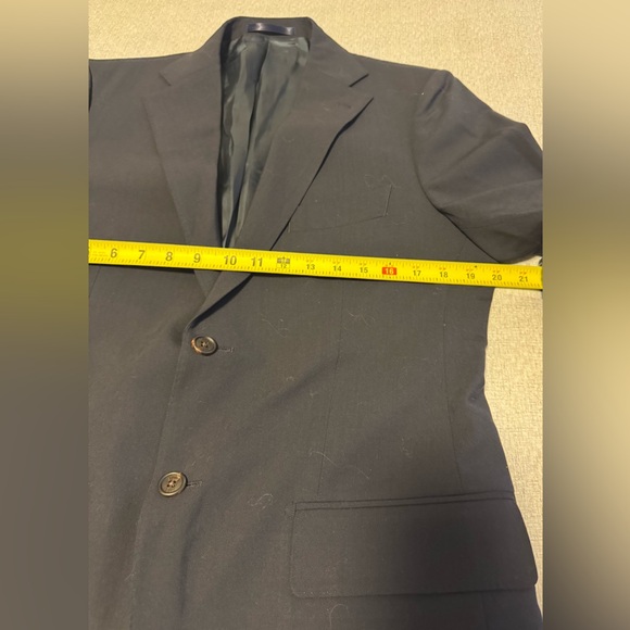 Proper Cloth Size 42 Black Sport Coat Blazer Jacket Men - Picture 3 of 5
